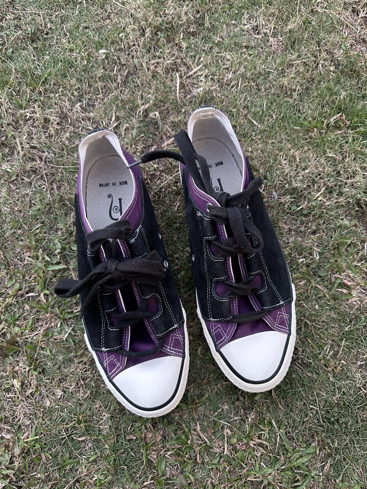 Needles Needles By Nepenthes Asymmetric Ghillie Low Top Sneakers Size US 8 / EU 41 - 2 Thumbnail