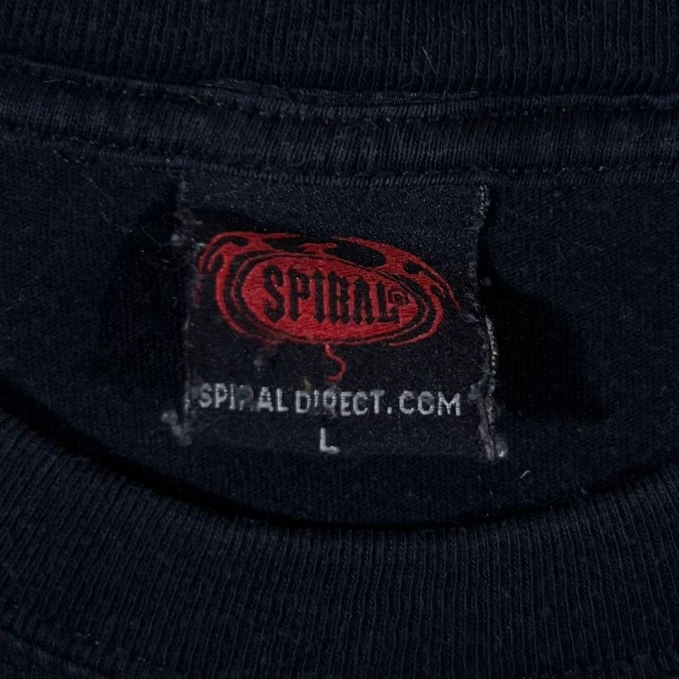 Vintage Spiral Direct Goth Wolf Dreamcatcher Moon Graphic Black T-Shirt Large Men Size US L / EU 52-54 / 3 - 5 Thumbnail