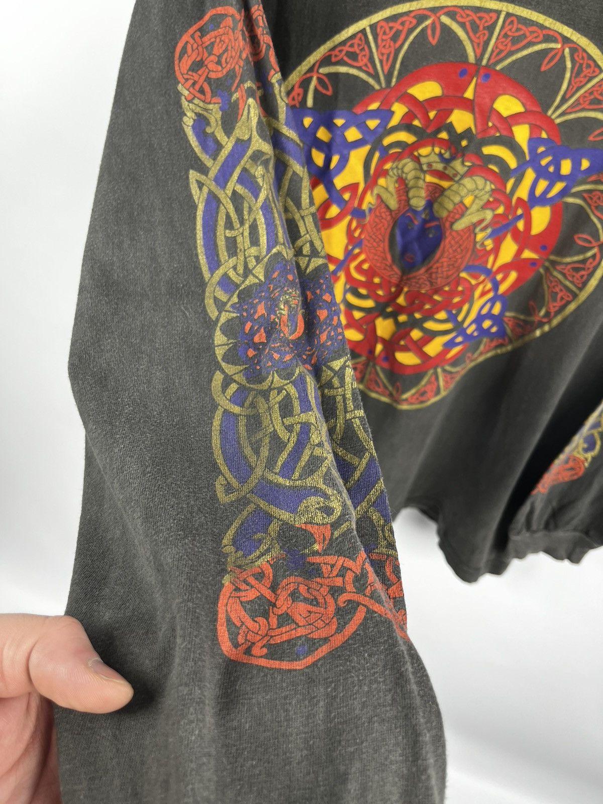 Vintage CELTIC vintage long sleeve 90s black metal Size US XL / EU 56 / 4 - 6 Thumbnail