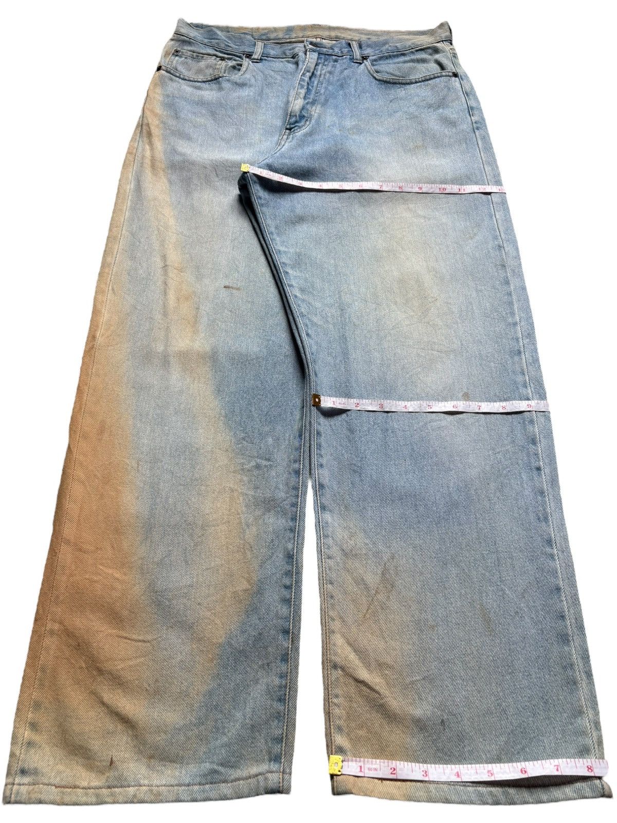 Converse × Japanese Brand Vintage Converse Rusty Mud Wash Loose Baggy Jeans Size US 32 / EU 48 - 14 Thumbnail