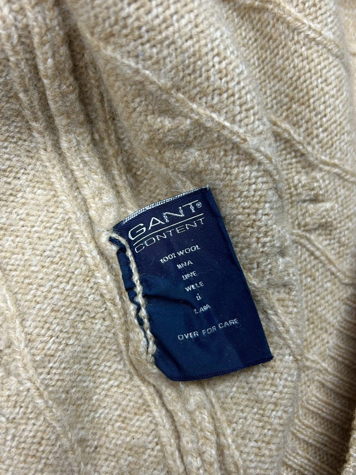 Gant × Vintage Vintage Gant Knited Wool Sweater Size US L / EU 52-54 / 3 - 10 Thumbnail