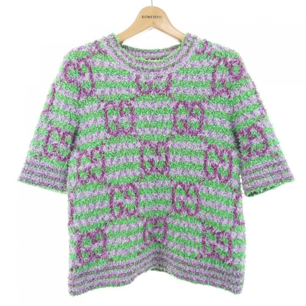 Gucci Gucci Gucci Knit Top Textile Tops 695796XKCAL DUTY FREE for USA Size ONE SIZE - 1 Thumbnail