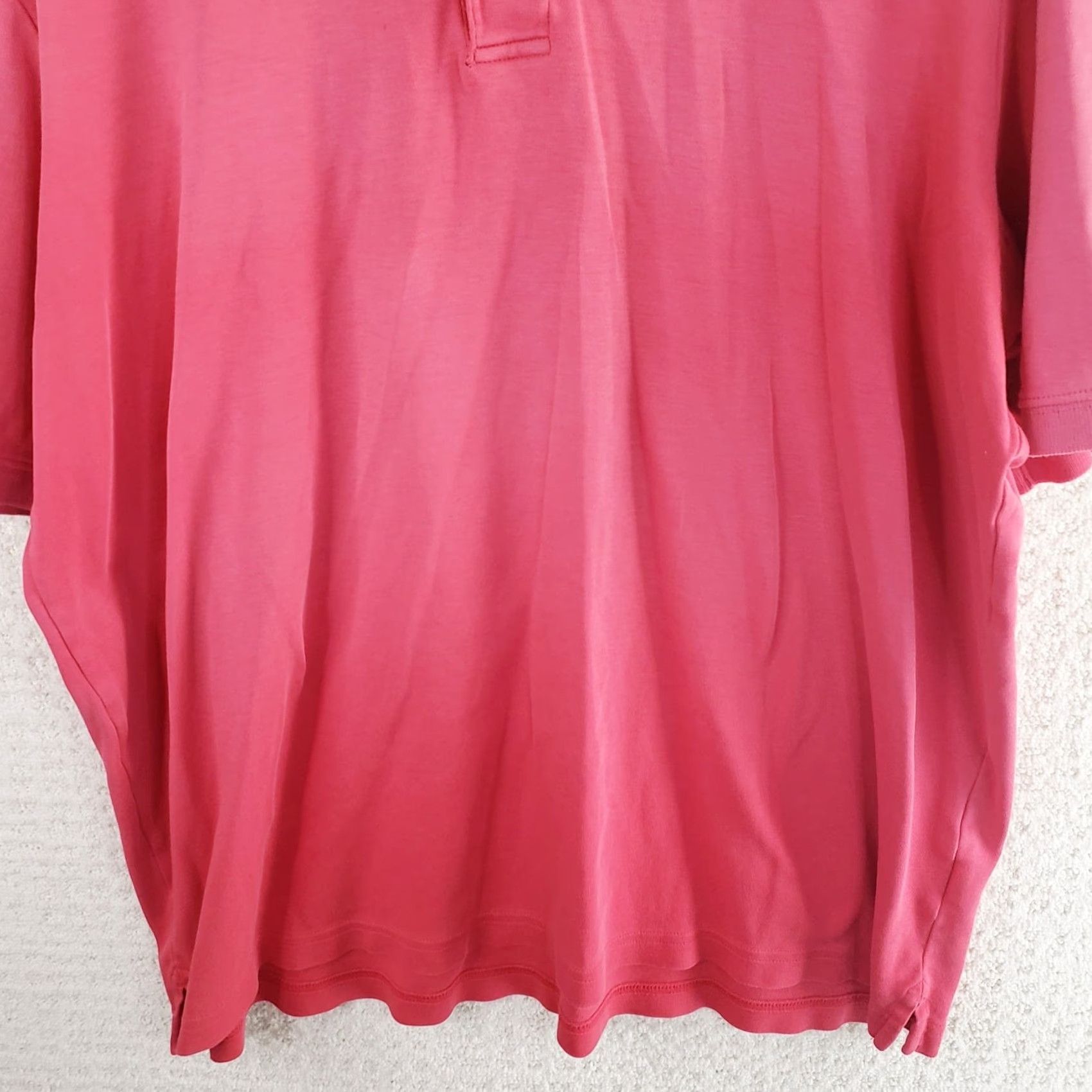 Lands' End Lands' End Polo Shirt Mens XLT Hot Pink 100% Supima Cotton Short Sleeve Solid Polo Shirt Casual Workwear Mens XLT Hot Pink Size US XL / EU 56 / 4 - 5 Thumbnail