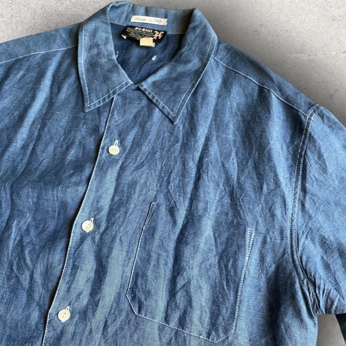 Jean Paul Gaultier Gaultier Logo Denim Shirt Size US L / EU 52-54 / 3 - 4 Thumbnail