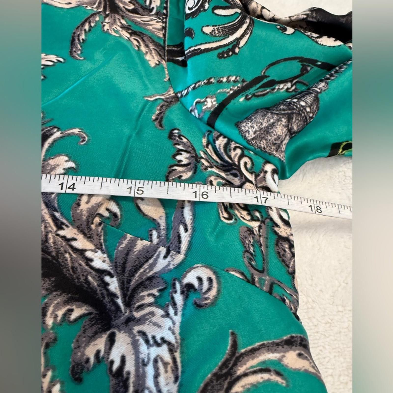 Other Gabby Style ornate midi dress leaf pattern keyhole neck SZ 4 Size S / US 4 / IT 40 - 9 Thumbnail