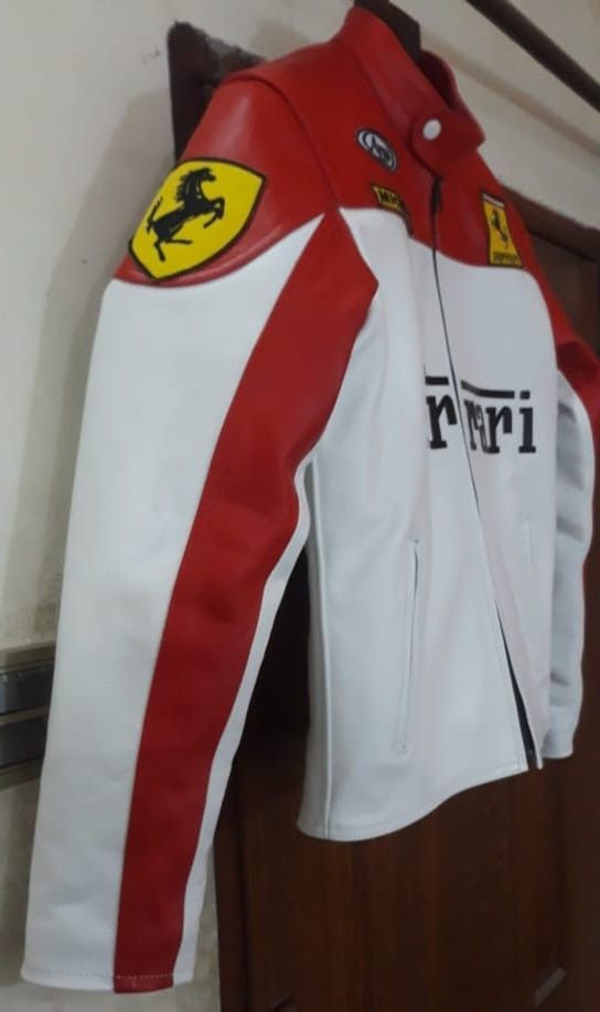 Ferrari × Vintage Vintage Ferrari Leather Jacket Size US S / EU 44-46 / 1 - 5 Thumbnail