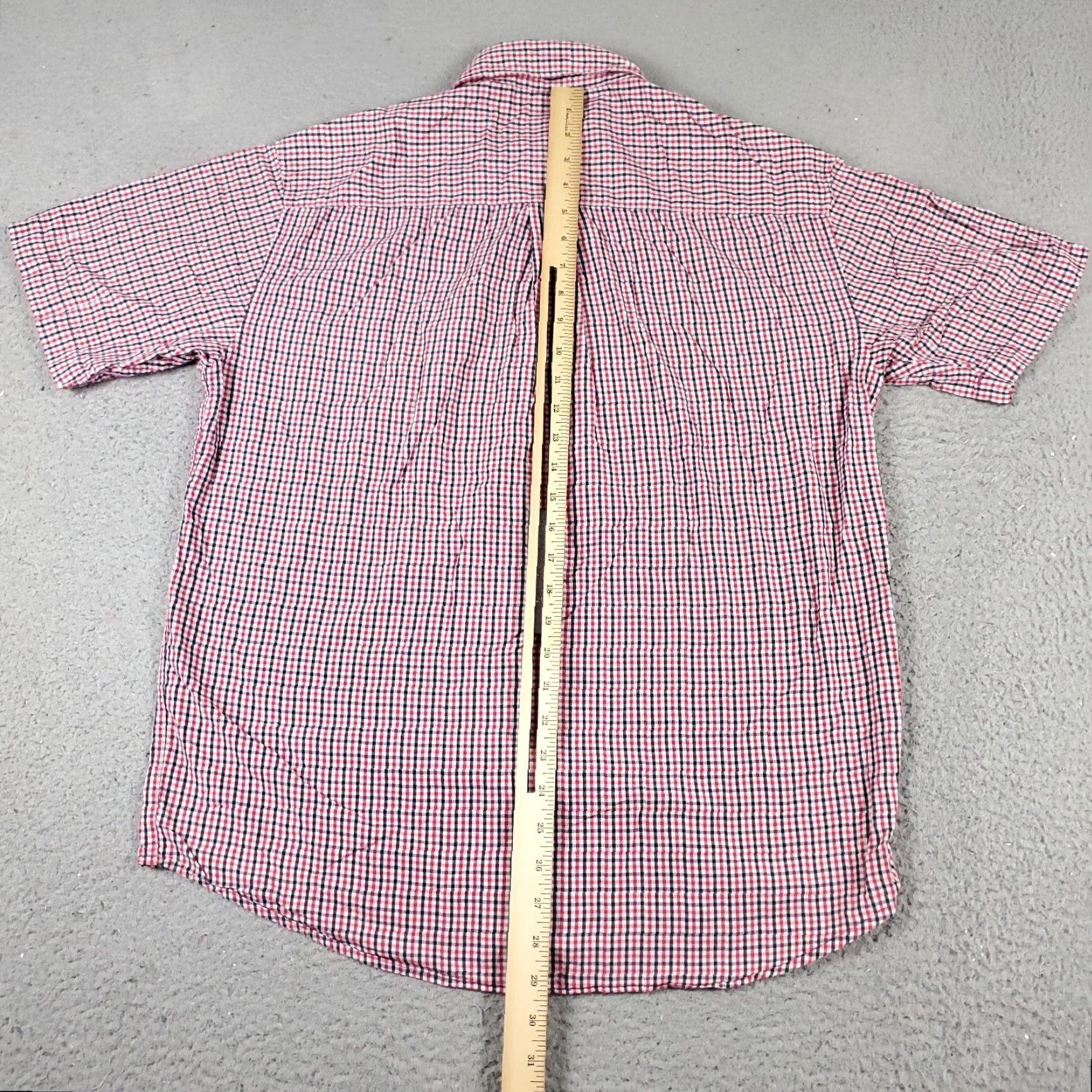 Ralph Lauren Ralph Lauren Shirt Mens Small Blue Check Button-Up Short Sleeve, Cotton, Regular Fit, Collared, Logo, Vintage? No Size US S / EU 44-46 / 1 - 4 Thumbnail