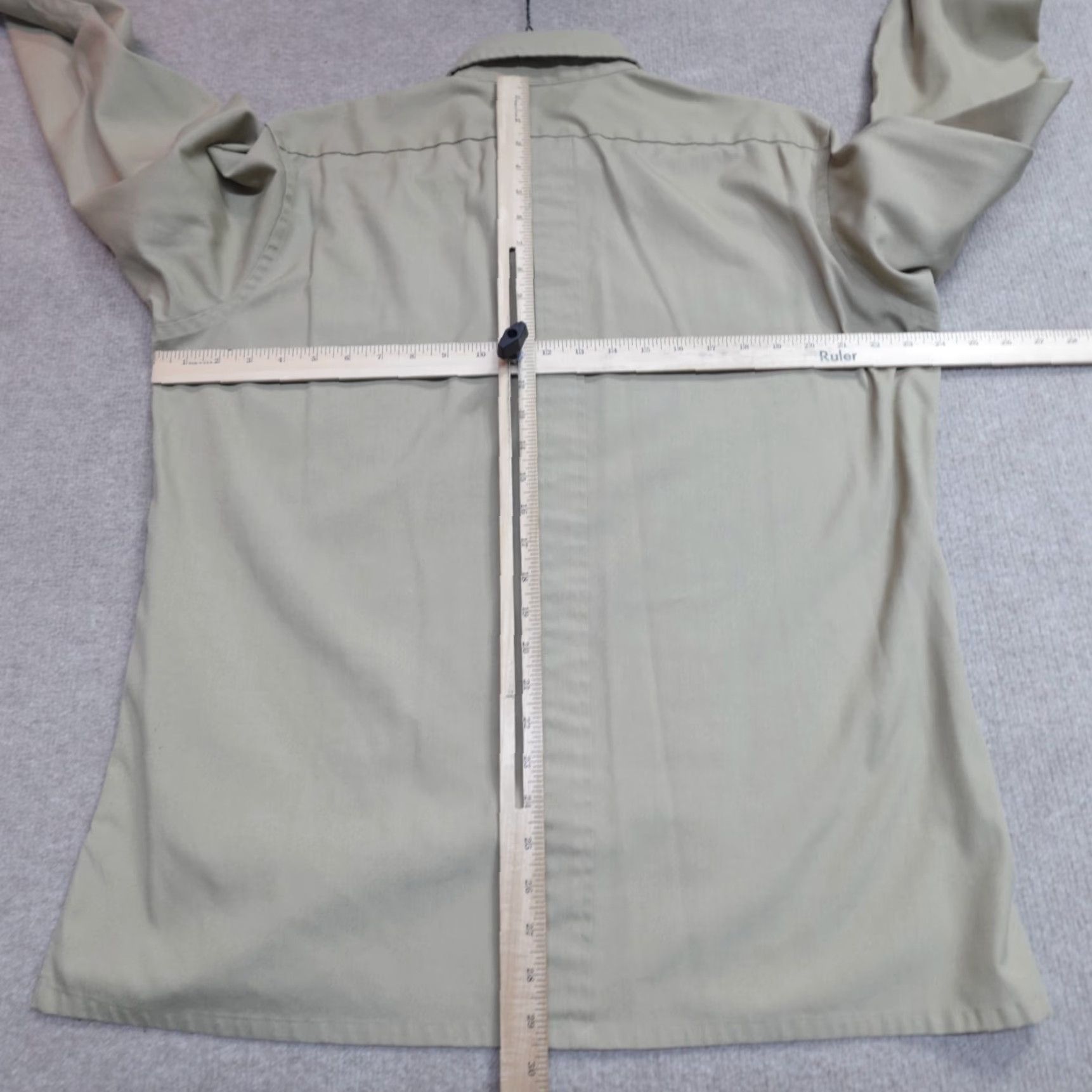 Vintage VINTAGE Sergeant Major Shirt Large Beige USMC WW2 Button-Up Collared Long Sleeve Mens L Size US L / EU 52-54 / 3 - 4 Thumbnail