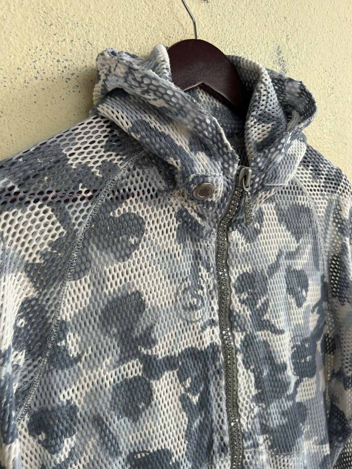 FranCisT MOR.K.S Zip Up Camo Mesh Hoodie Size XXS / US 00 / IT 34 - 7 Thumbnail