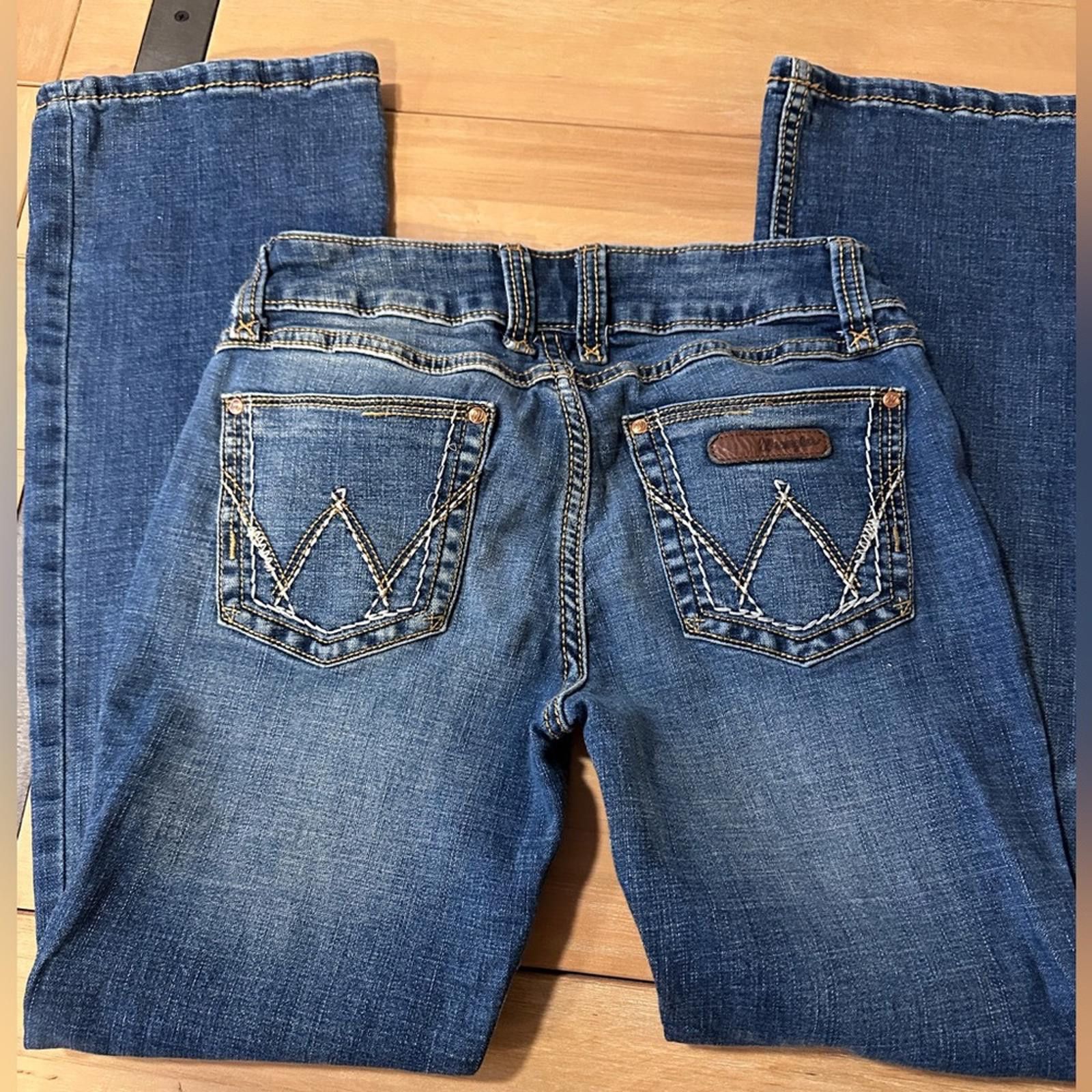 Wrangler Wrangler Bootcut Jean 5 x 32 EUC Whisker Wash Size 32" / US 10 / IT 46 - 1 Thumbnail