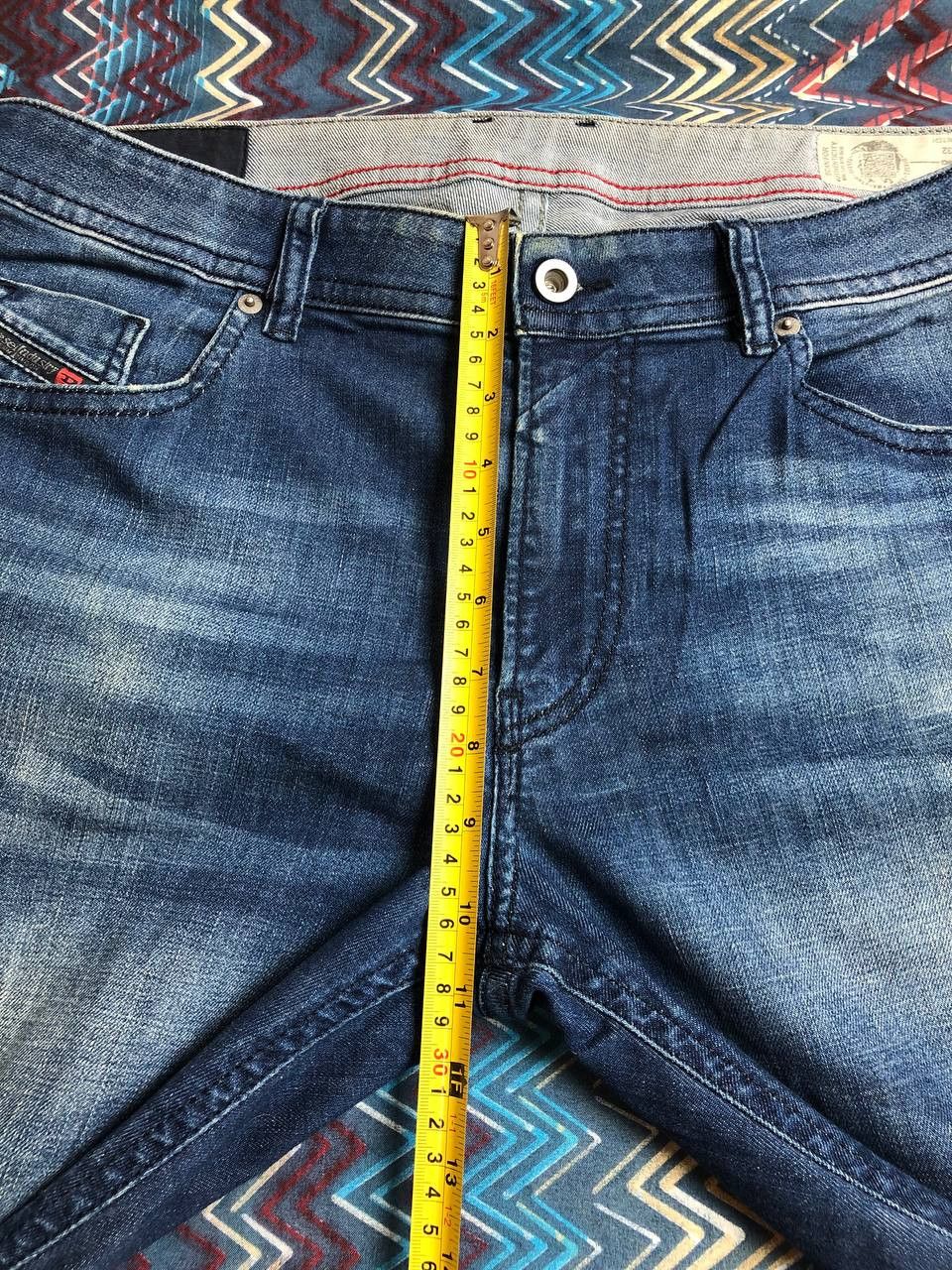 Diesel × Vintage Vintage Diesel Y2K distressed Flare denim pants Size US 34 / EU 50 - 20 Thumbnail