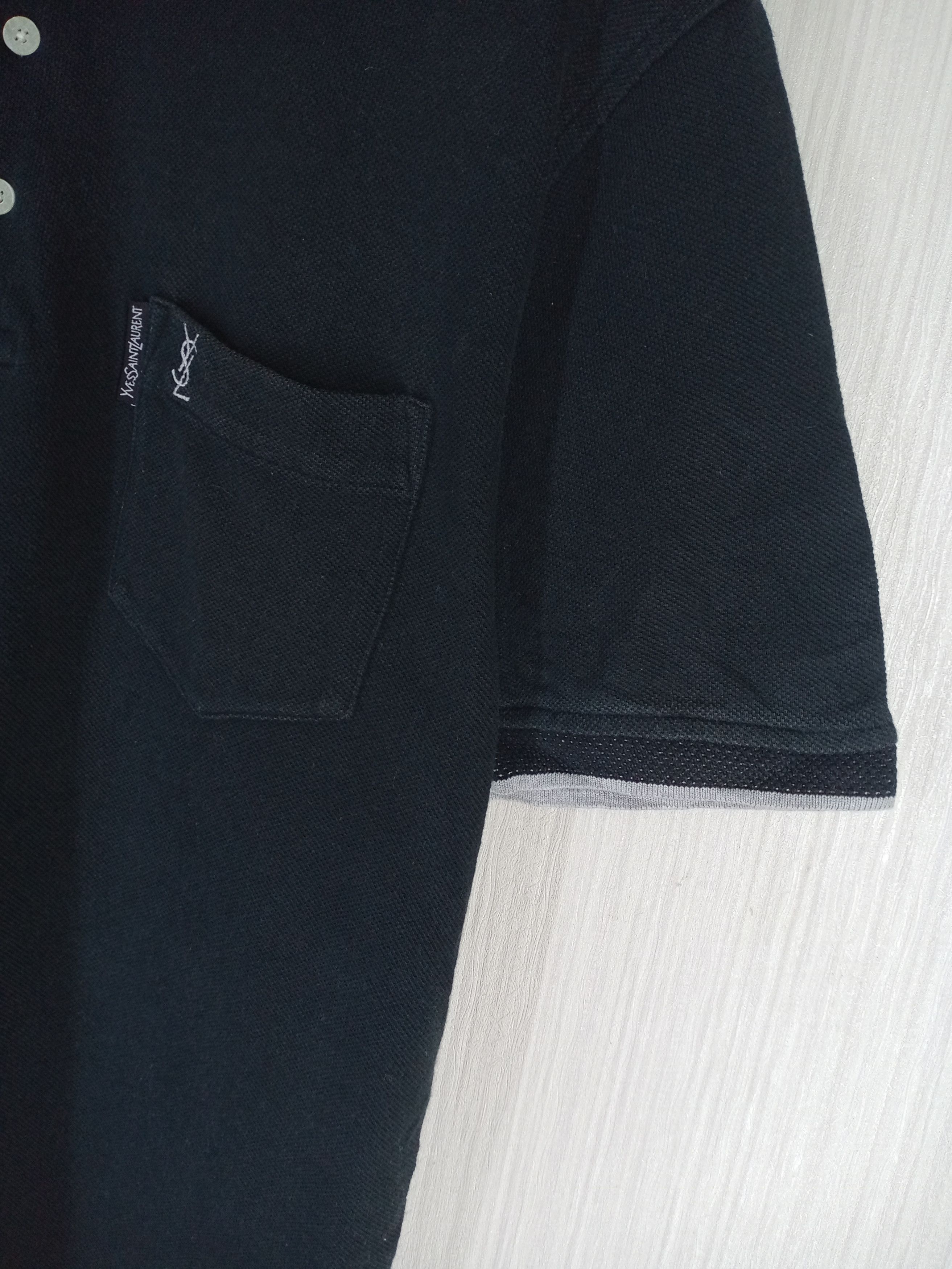 Yves Saint Laurent Rare Vintage 90s Yves Saint Laurent Pour Homme Polo Shirt Size US M / EU 48-50 / 2 - 5 Thumbnail