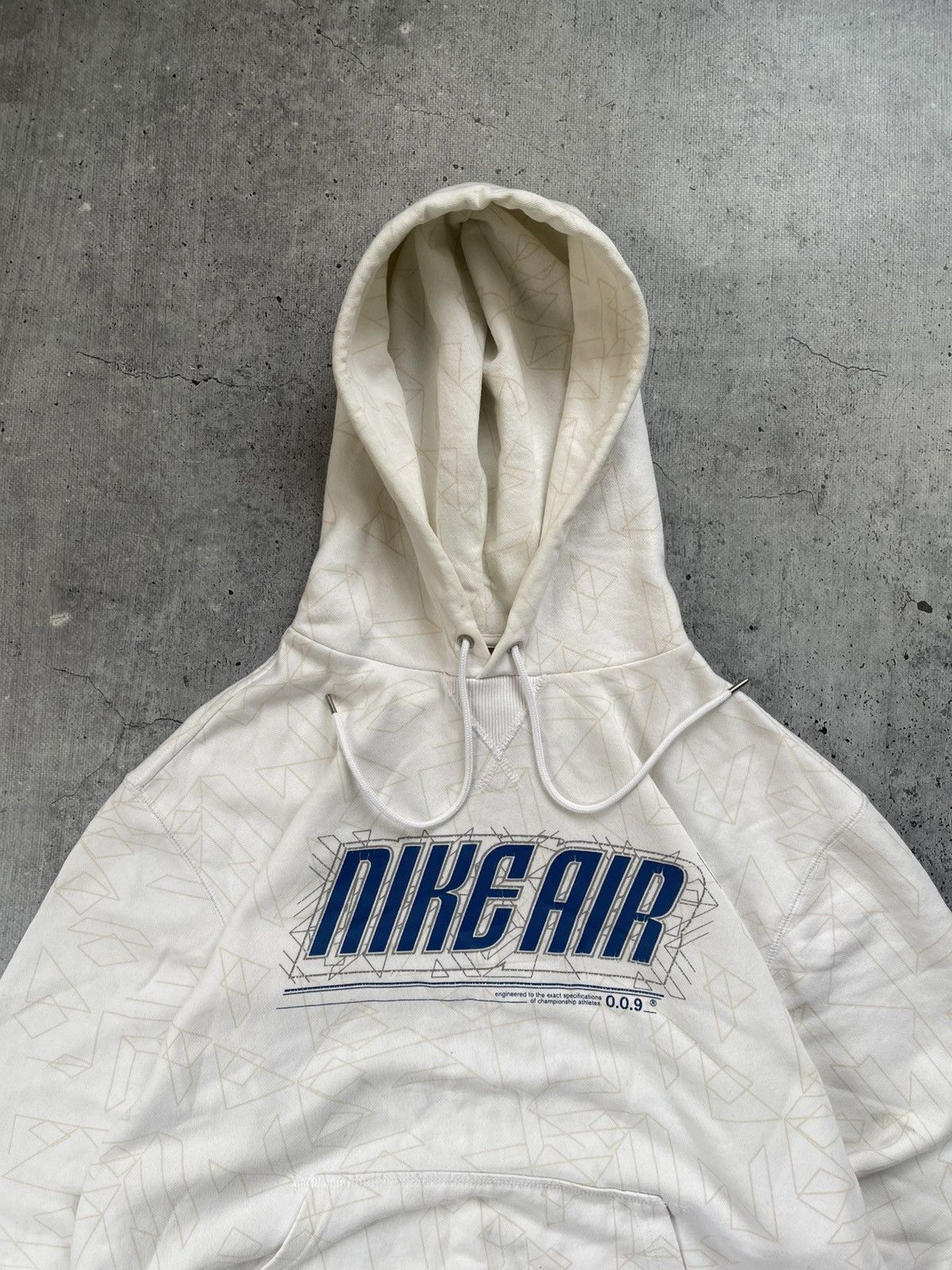 Nike × Vintage 00s Nike Air Vintage Hoodie Drill Size US L / EU 52-54 / 3 - 3 Thumbnail