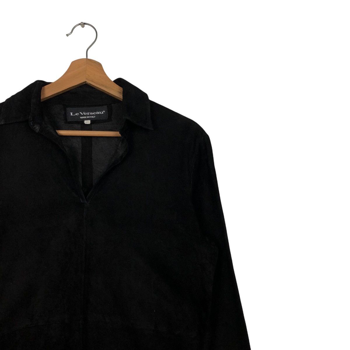 Vintage 📌Vintage Shirt Leather Jacket Pelle Pelle Le Verseau Italy Size US M / EU 48-50 / 2 - 7 Thumbnail