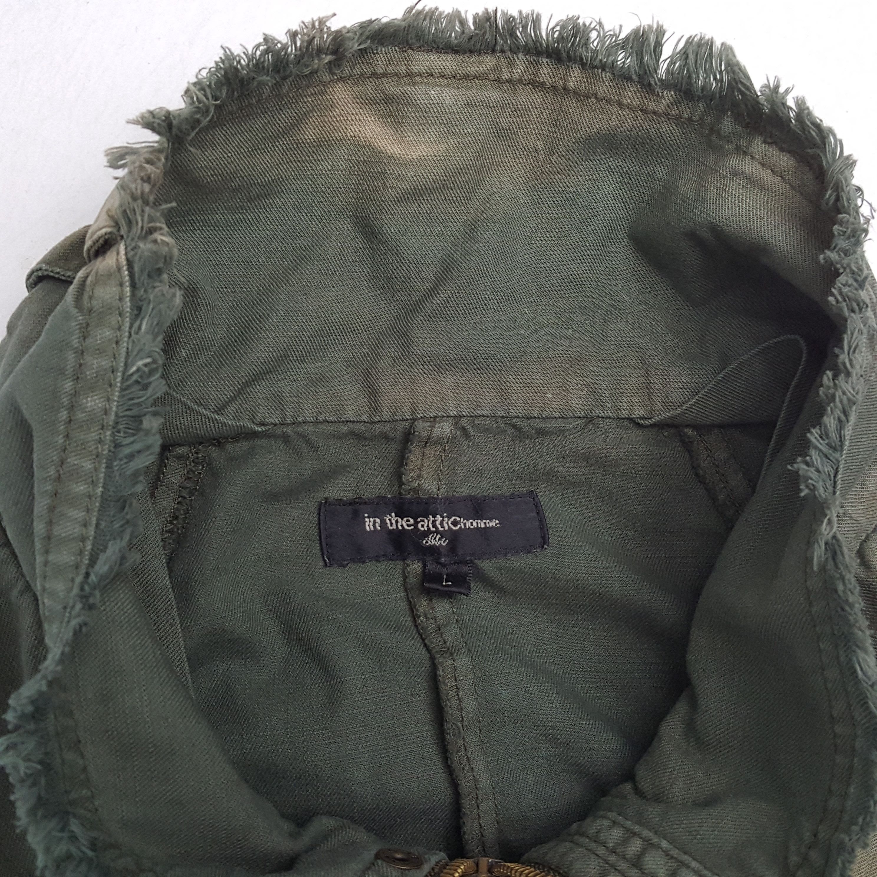 In The Attic × Japanese Brand × Vintage Vintage IN THE ATTIC HOMME Japanese Punk Style Jacket Size US S / EU 44-46 / 1 - 8 Thumbnail