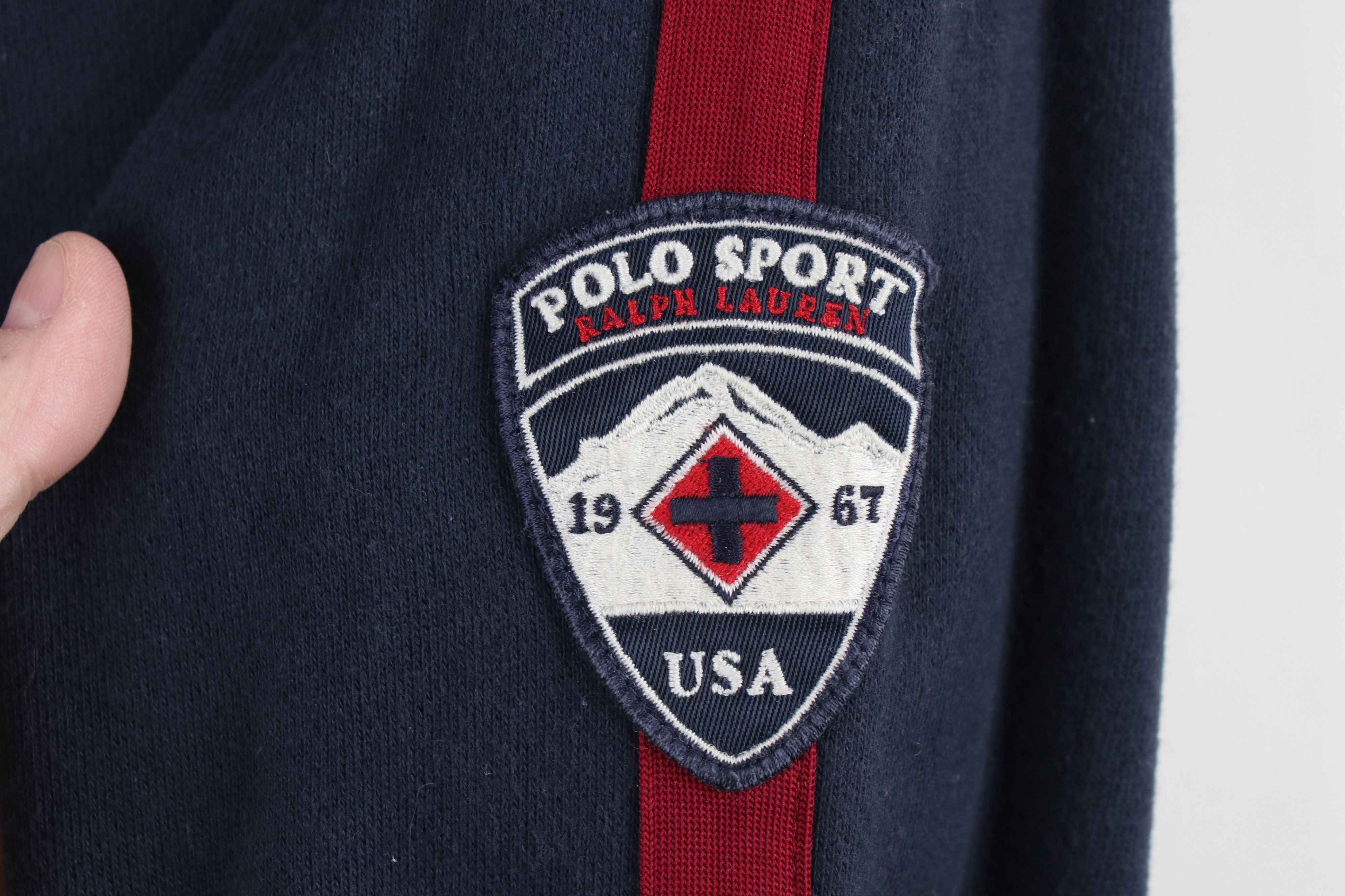 Ralph Lauren × Vintage Vintage 90s Polo Sport Ralph Lauren Full Zip Track Jacket Size US M / EU 48-50 / 2 - 4 Thumbnail