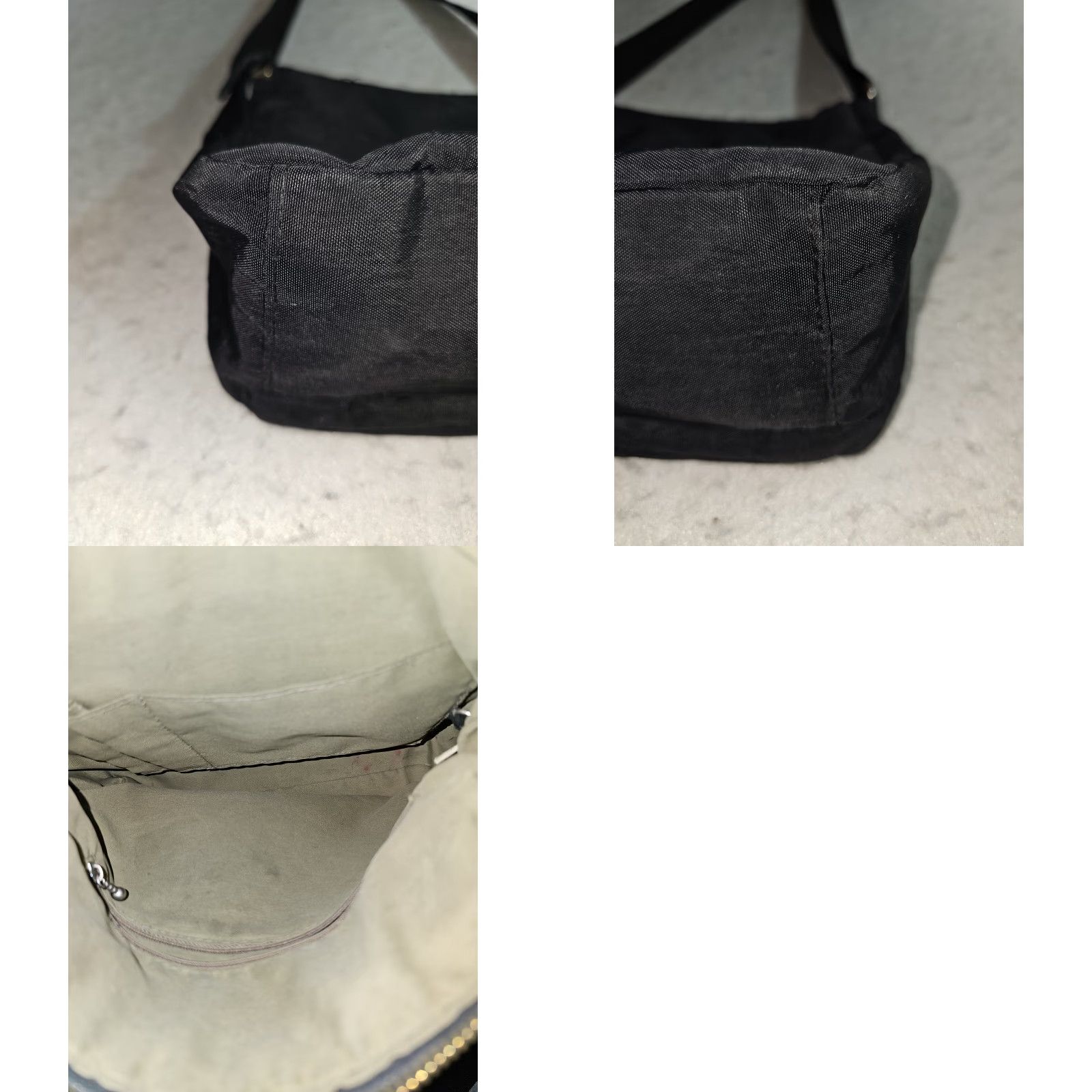 Vintage Baggallini Crossbody Nylon Travel Bag Handbag Adjustable Strap Black Womens Size ONE SIZE - 8 Thumbnail