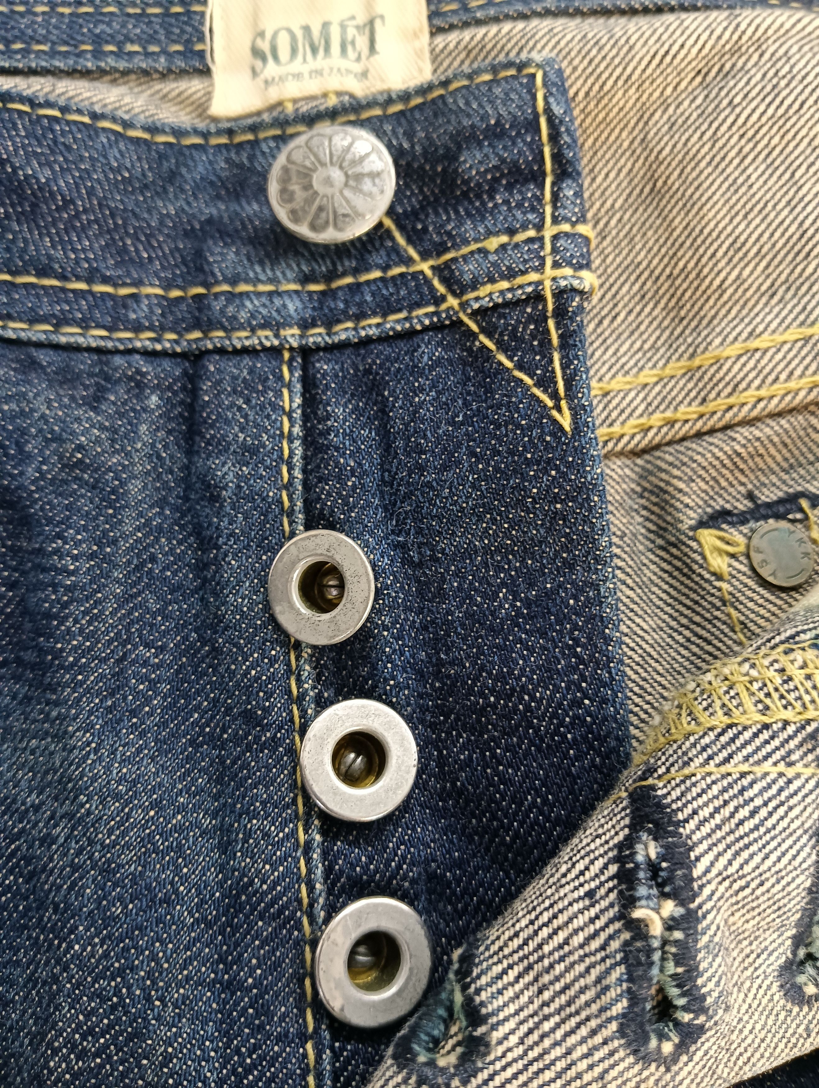 Japanese Brand SOMET SELVEDGE DENIM Size US 27 - 10 Thumbnail