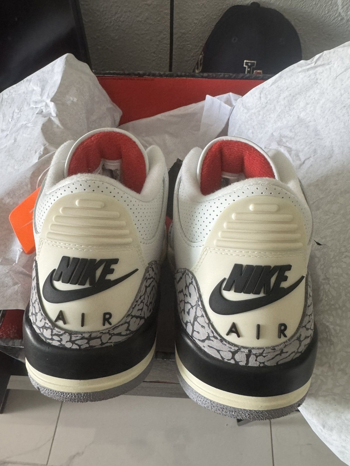 Nike Jordan 3 Retro White Cement Reimagined Size US 7 / EU 40 - 6 Thumbnail