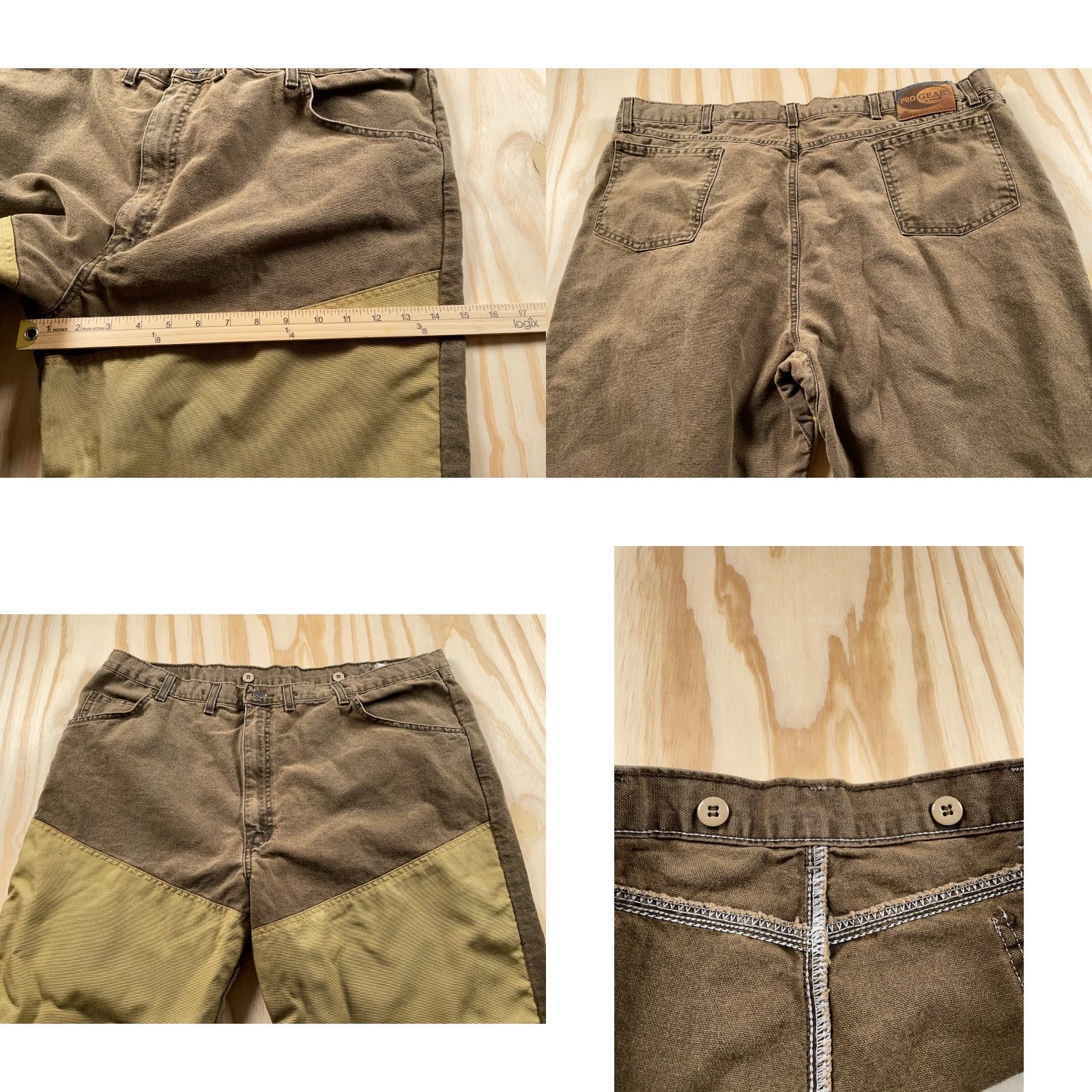Wrangler VINTAGE Wrangler Pro Gear Jeans Men 44 x 30 Brown Denim 90s Nature Jeans Size US 44 / EU 60 - 8 Thumbnail