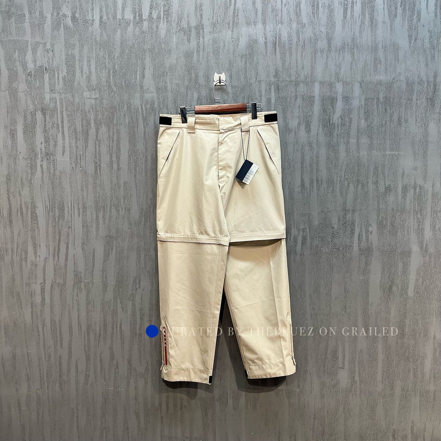 Prada Technical Trousers in Beige Size US 32 / EU 48 - 1 Thumbnail