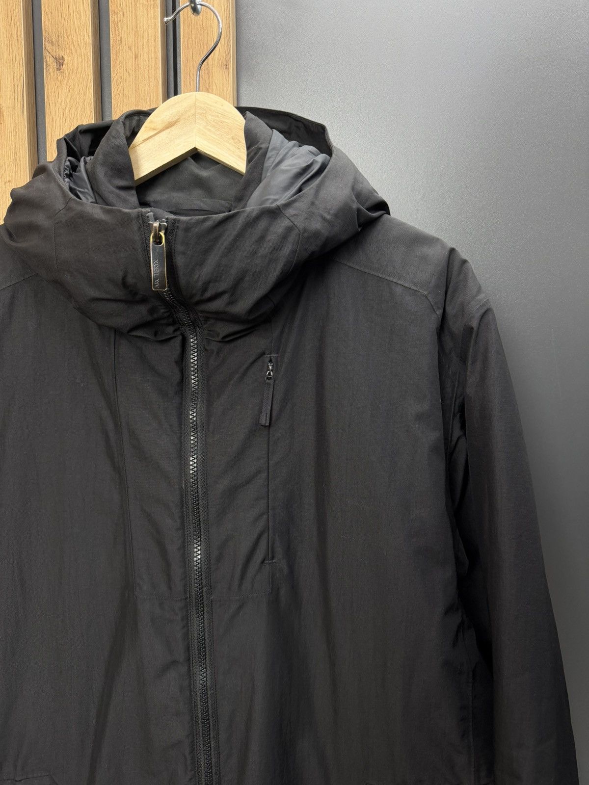 Arc'teryx Arc’teryx Khuno Black Hooded Windstopper Jacket Mens M Size US M / EU 48-50 / 2 - 2 Thumbnail