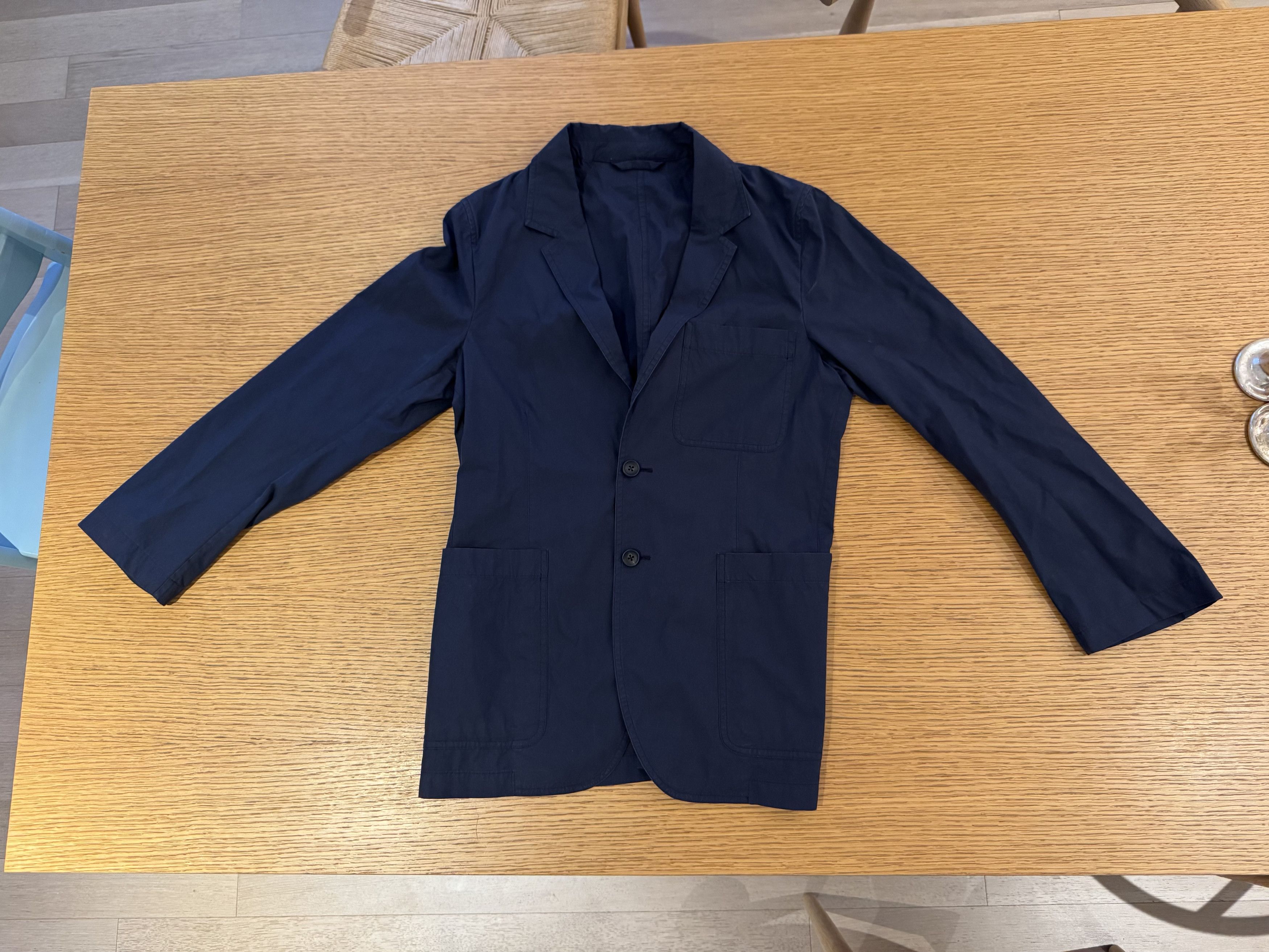 Trunk Clothiers navy (Ventile) unlined blazer