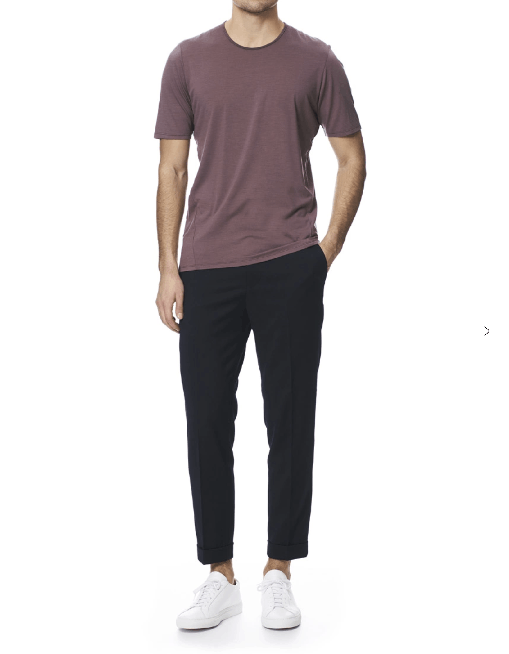 image of Arcteryx Veilance Arc'teryx Veilance Frame Short Sleeve Merino Tee Siltstone, Men's (Size Large)