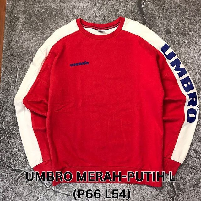 UMBRO VINTAGE CREWNECK COLORBLOCK RARE COLLECTION