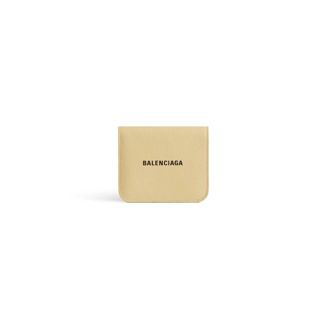 Balenciaga o1mt1gz0525 Size: OS / Cash Flap Coin And Card Holder Yellow Size ONE SIZE - 1 Thumbnail