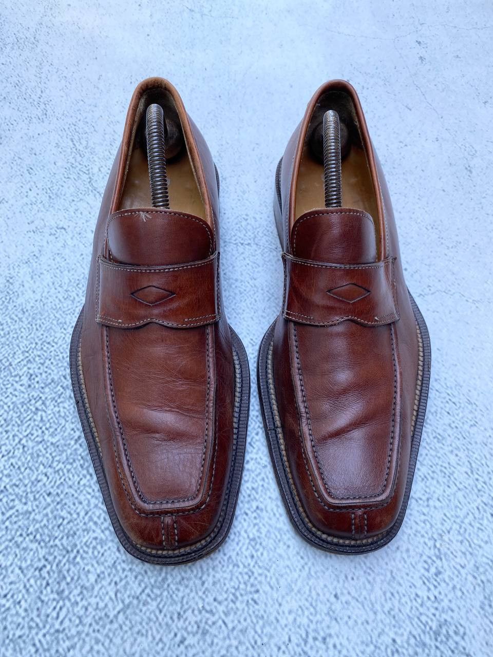 Other Vintage Guidi Prada style Leather Faded Shoes Size US 7 / EU 40 - 4 Thumbnail