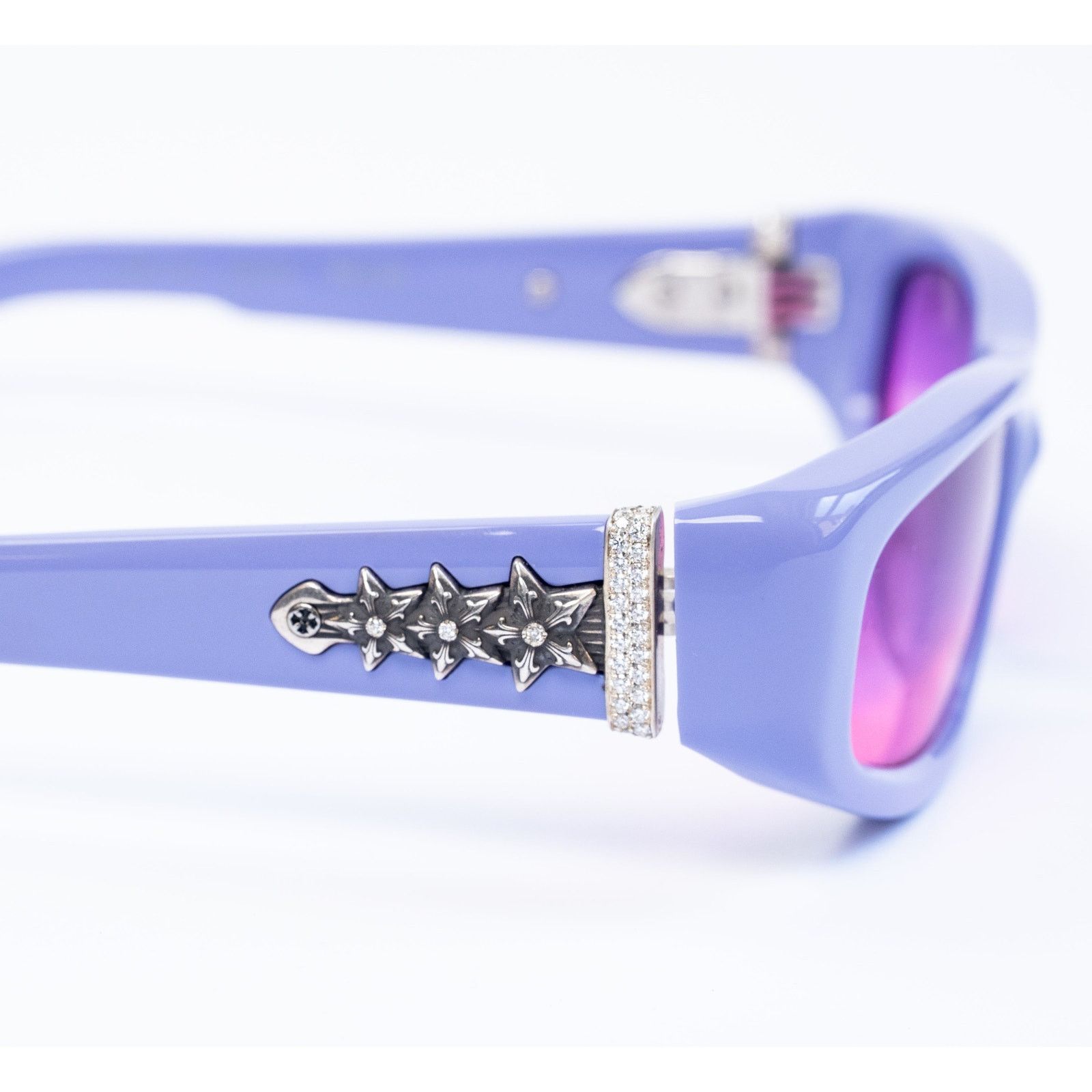Chrome Hearts Roller Purple Sunglasses Size ONE SIZE - 4 Thumbnail
