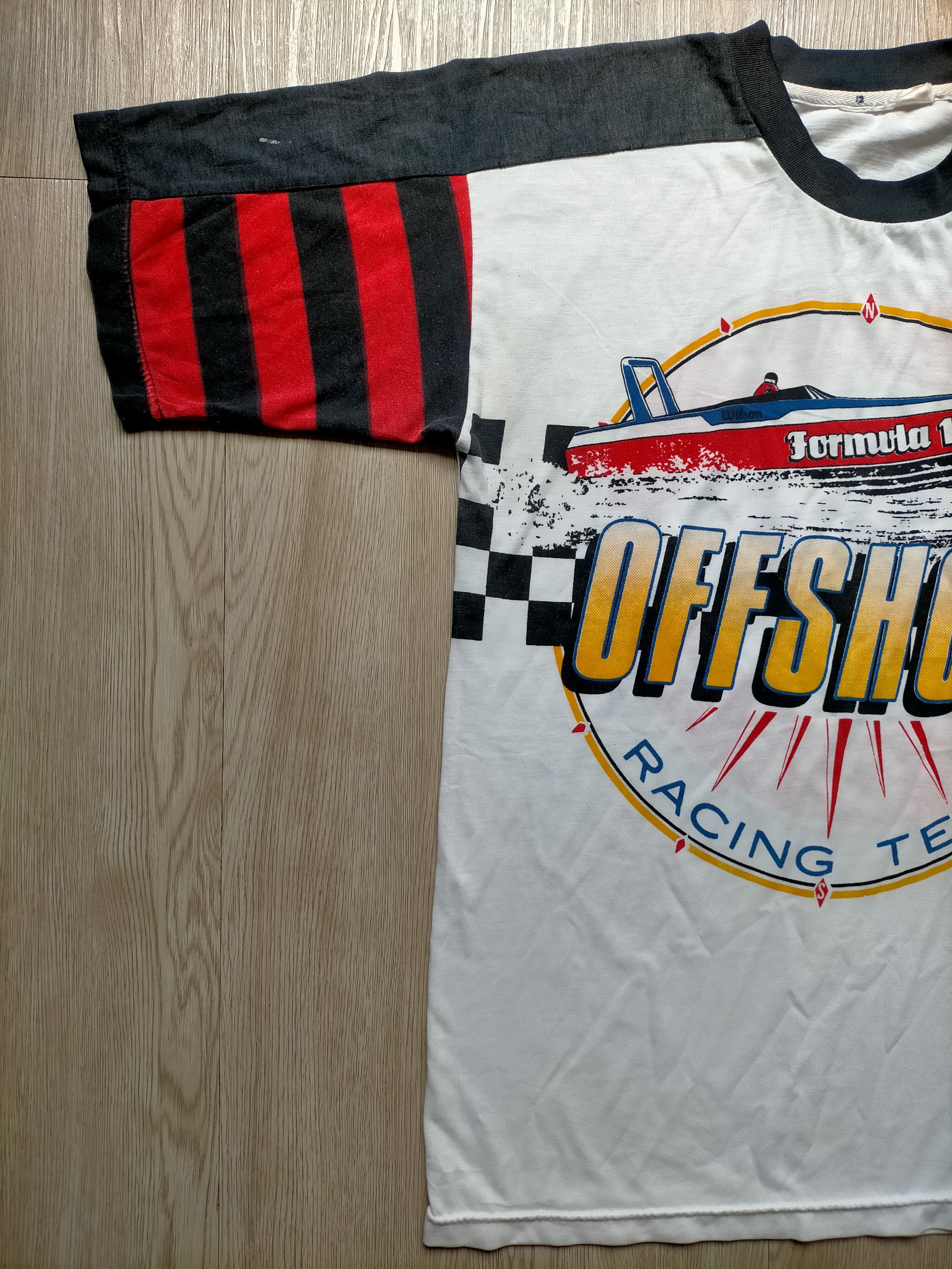 Vintage Vintage 80s Formula 1 Off Shore Racing Team tee Size US S / EU 44-46 / 1 - 6 Thumbnail