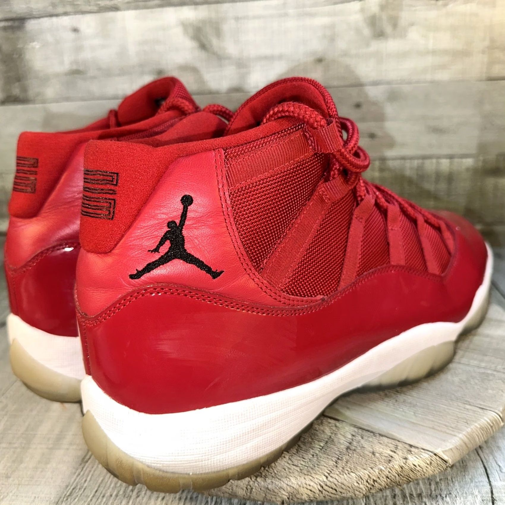 Jordan Brand Size 12 Jordan 11 Retro High Win Like '96 Men's Sneakers Red Size US 11 / EU 44 - 7 Thumbnail
