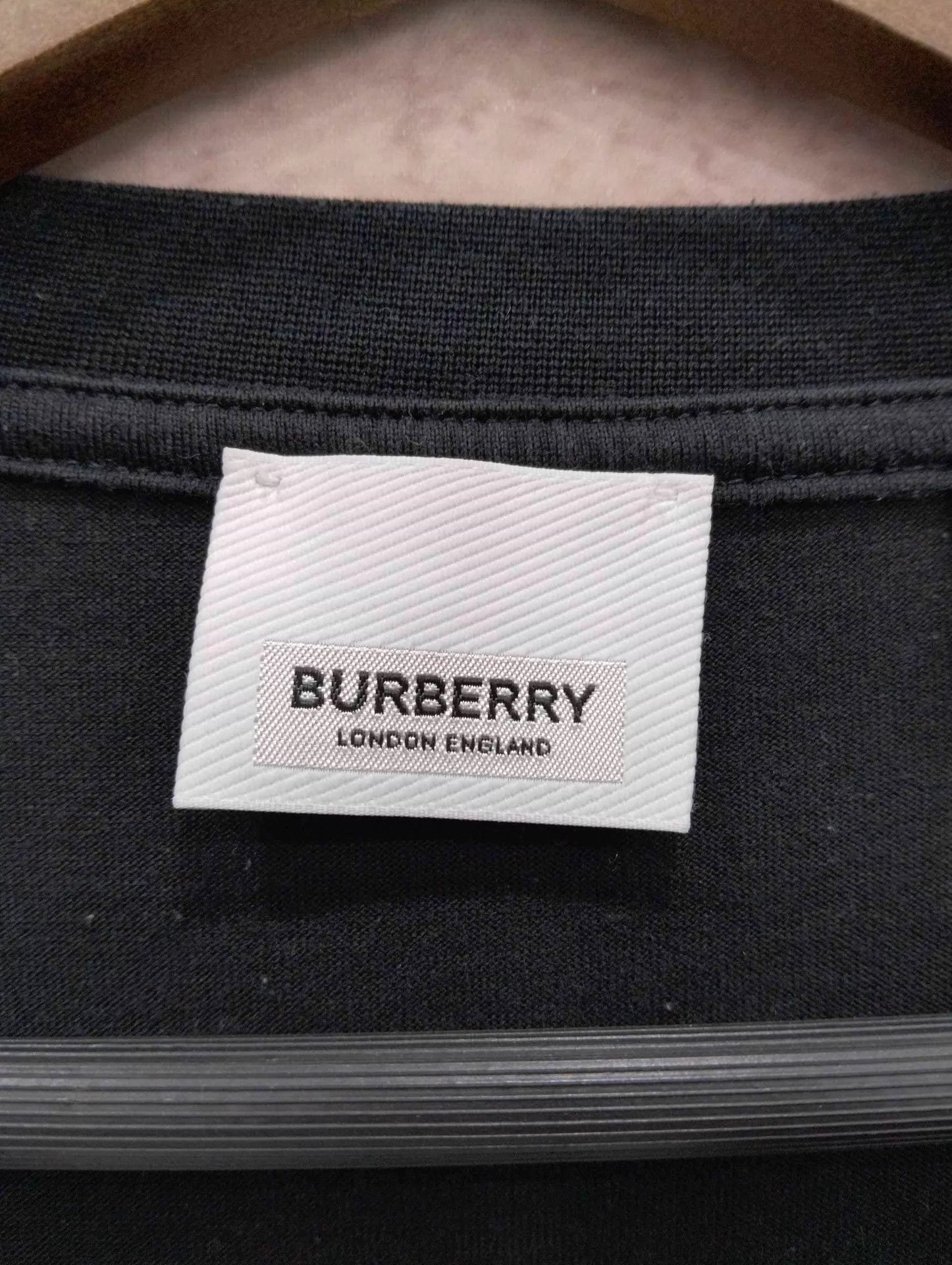 Burberry Burberry Black London Logo SS Tee XL Size US XL / EU 56 / 4 - 4 Thumbnail