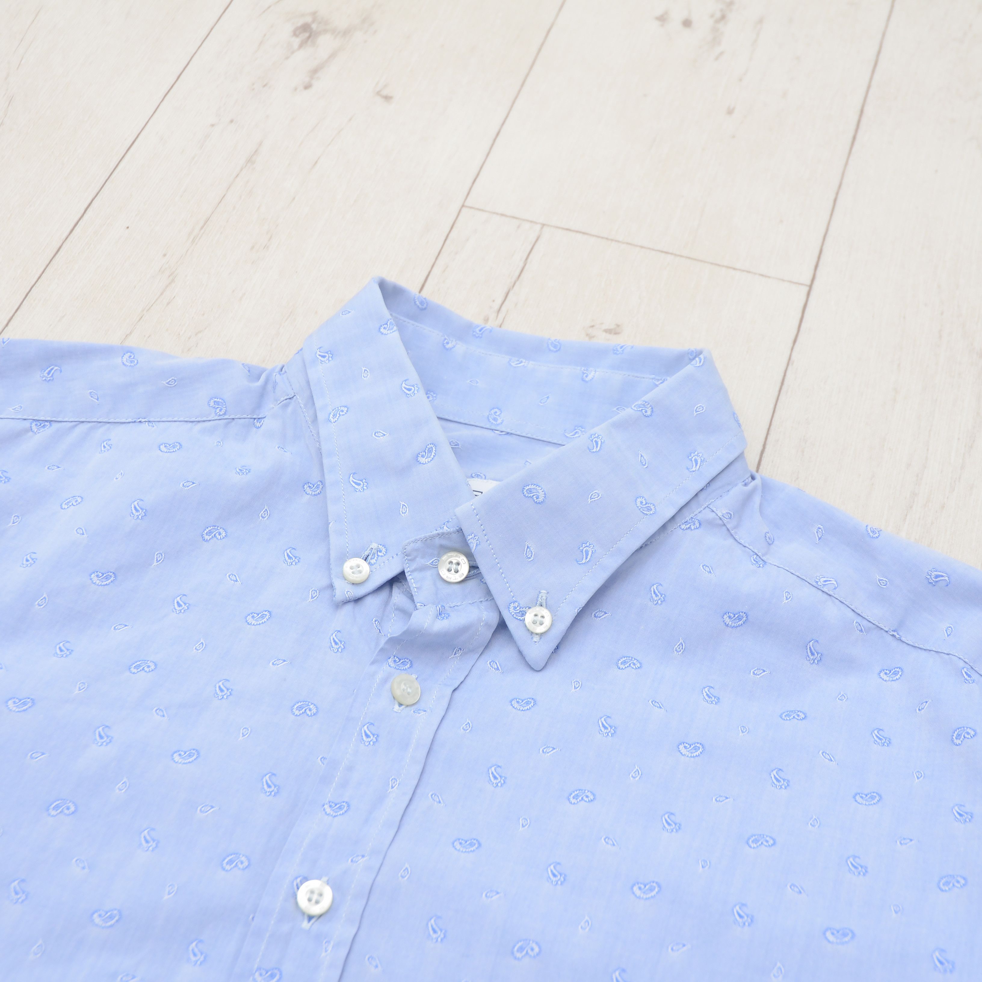Eton Rare ETON Paisley All Over Printed Long Sleeve Button Shirt Size US M / EU 48-50 / 2 - 5 Thumbnail