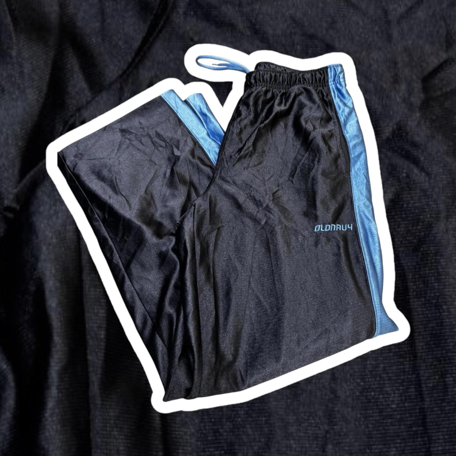 Old Navy Old Navy Athletic Track Pants - Black & Blue Size US 30 / EU 46 - 1 Thumbnail