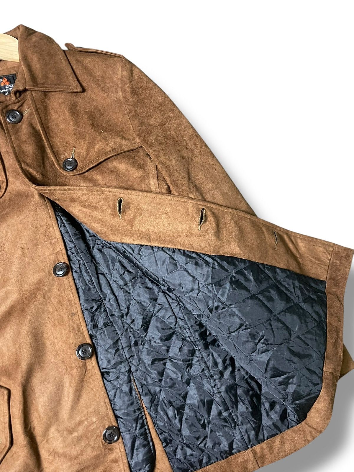 Japanese Brand Porter Cycle Brand Leather Suede Jacket (60) Size US XL / EU 56 / 4 - 7 Thumbnail