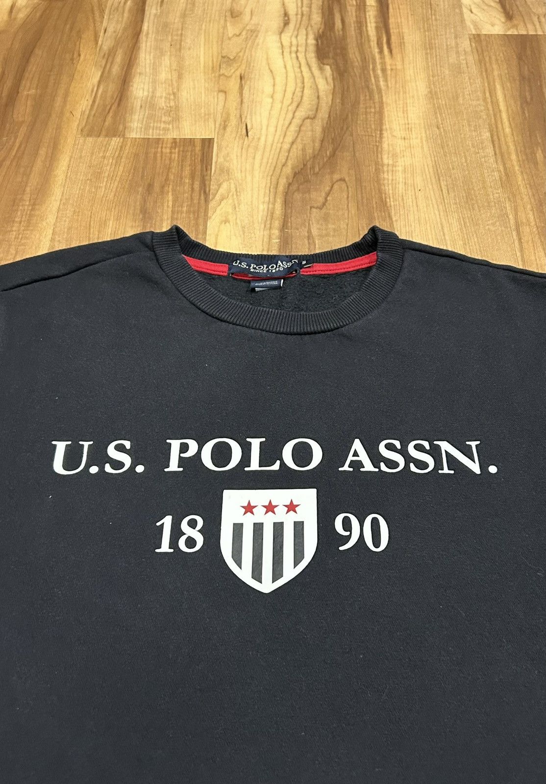 U.S. Polo Assn. Y2K U.S. Polo Assn. Black Crewneck Size US S / EU 44-46 / 1 - 2 Thumbnail