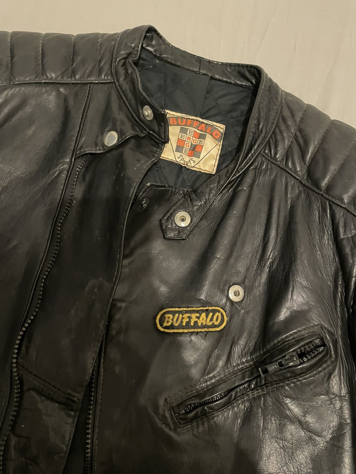 Genuine Leather × Other × Vintage “Buffalo” Vintage genuine leather jacket Size US M / EU 48-50 / 2 - 2 Thumbnail