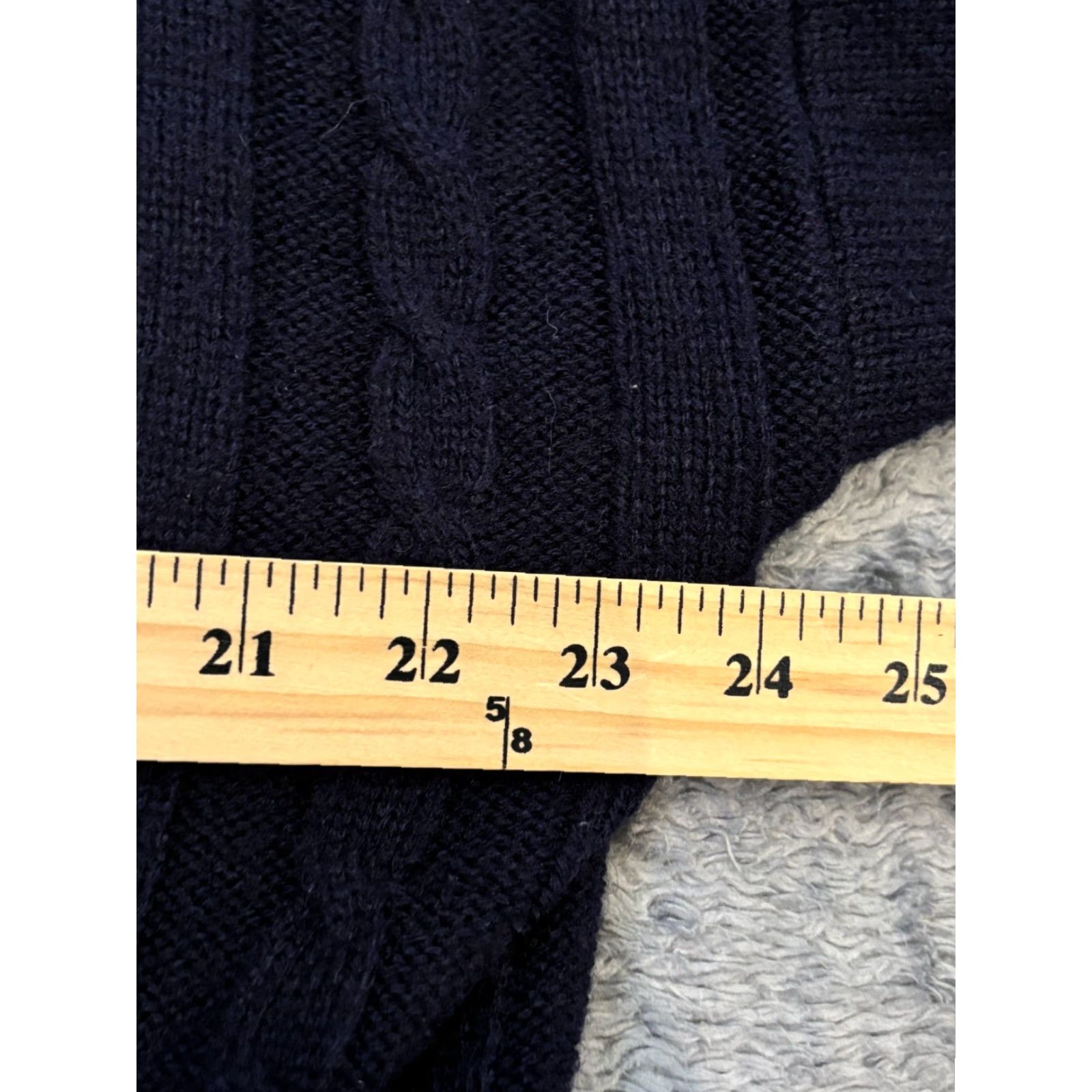 Vintage VINTAGE Cambridge Classics Cardigan Sweater Mens Large Blue Acrylic Wool by Mervyns Size US L / EU 52-54 / 3 - 3 Thumbnail