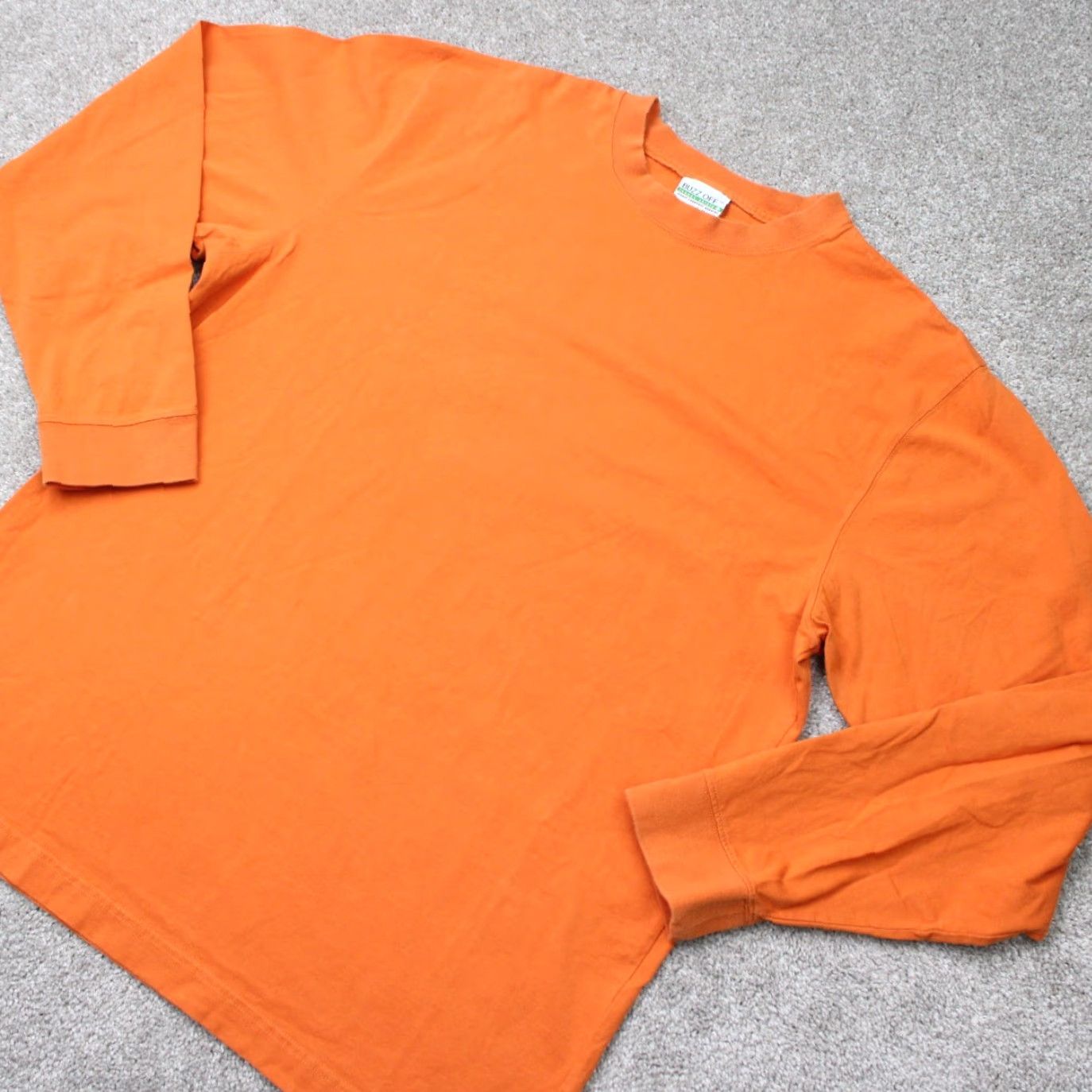 Vintage L.L. Bean Buzz Off Shirt Mens Large Orange Insect Shield Cotton Long Sleeve Size US L / EU 52-54 / 3 - 4 Thumbnail
