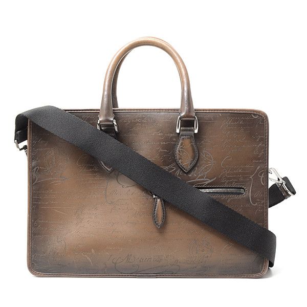 Berluti Berluti Berluti Leather 2WAY Briefcase Ange Small Brown Leather Business Bag in Great Condition Size ONE SIZE - 1 Thumbnail