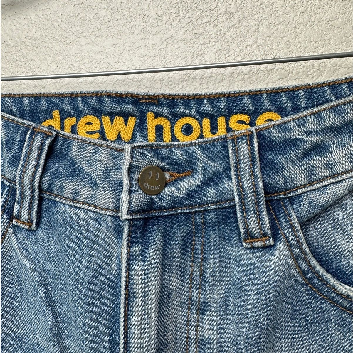 Drew House Drew House Distressed Jeans Blue Raw Hem Corduroy Patches 32 Size US 32 / EU 48 - 7 Thumbnail
