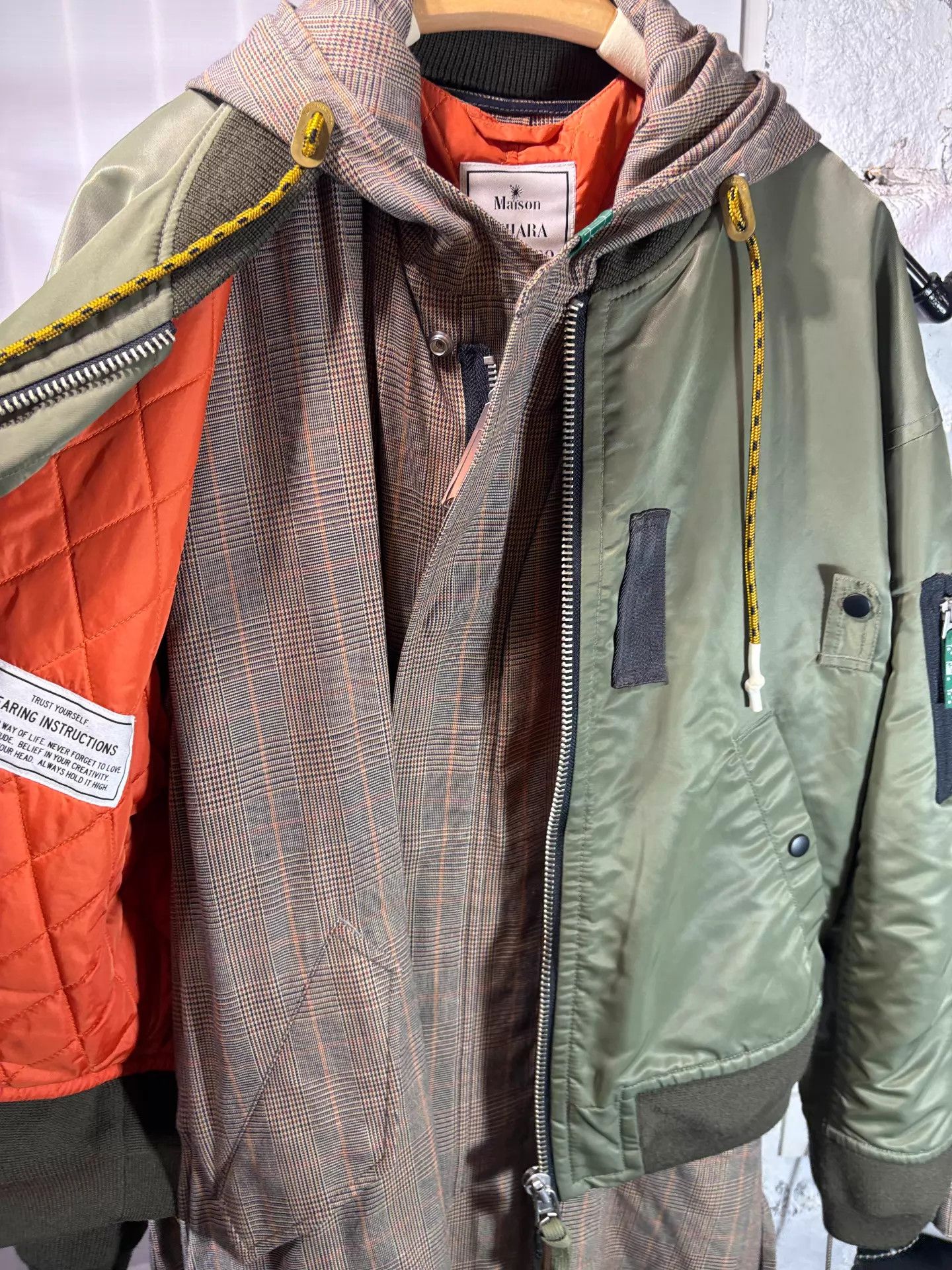 Other MMY 19AW Deconstructed Heavyweight Ma-1/M51 Cotton Jacket Size US S / EU 44-46 / 1 - 2 Thumbnail