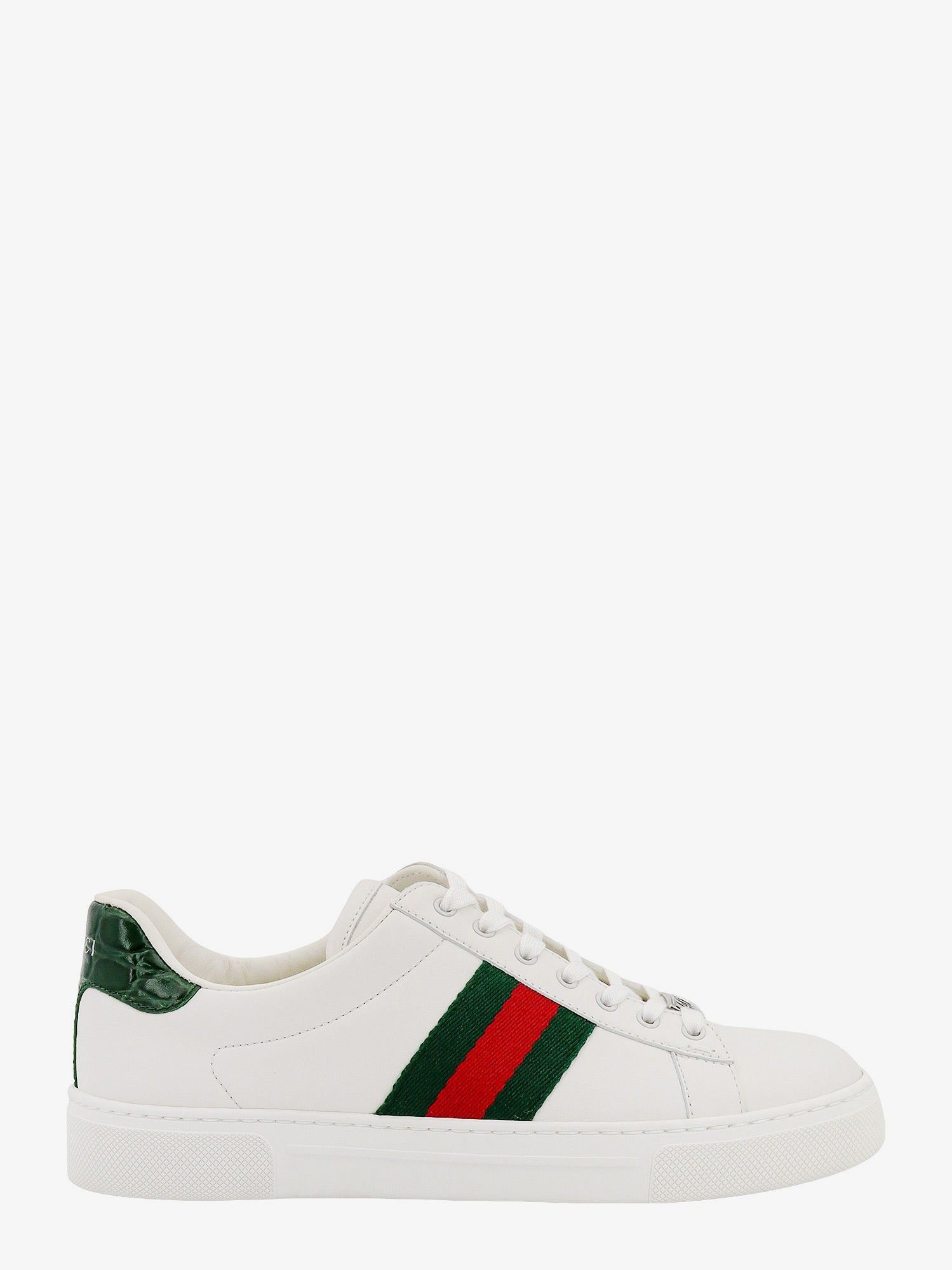 Gucci Gucci Ace leather sneakers with side Web detail IT 40 Women - USA Tariffs Included Size US 10 / IT 40 - 1 Thumbnail