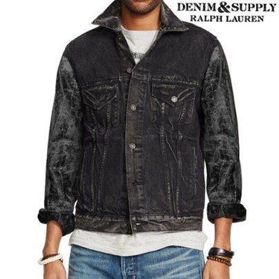 Denim & Supply Ralph Lauren 🔥Vtg Denim & Supply Ralph Lauren Waxed Sleeve Trucker Jacket Size US S / EU 44-46 / 1 - 20 Thumbnail