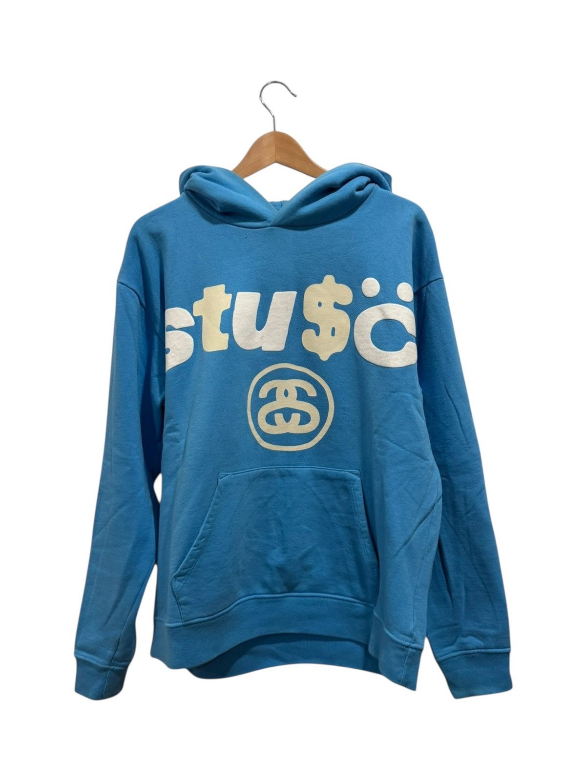 STUSSY × CPFM 8 BALL Stussy x CPFM 8 Ball Pigment Dyed Hoodie Blue Men's - SS22 - US