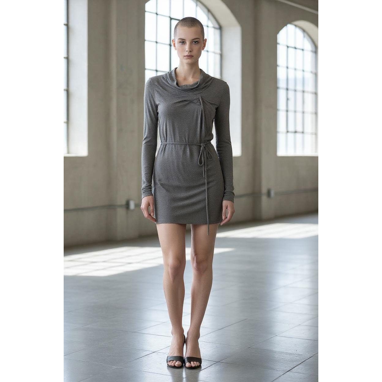 Cop Copine The Cop Copine Draped Mini Dress Size S / US 4 / IT 40 - 1 Thumbnail