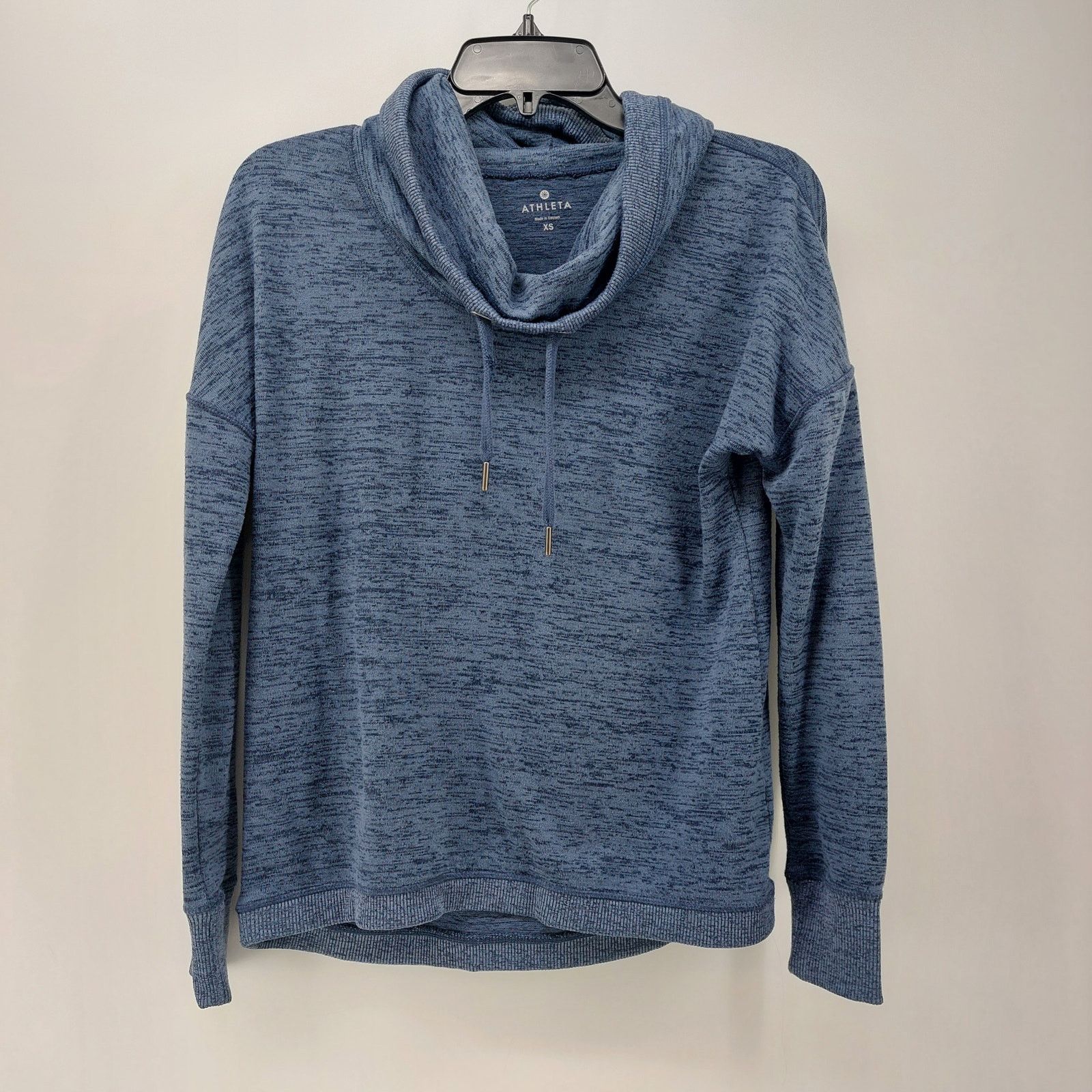 Athleta Athleta Blue Sweater Cowl Neck Pullover Knit Athletic Sz XS Size XS / US 0-2 / IT 36-38 - 13 Thumbnail